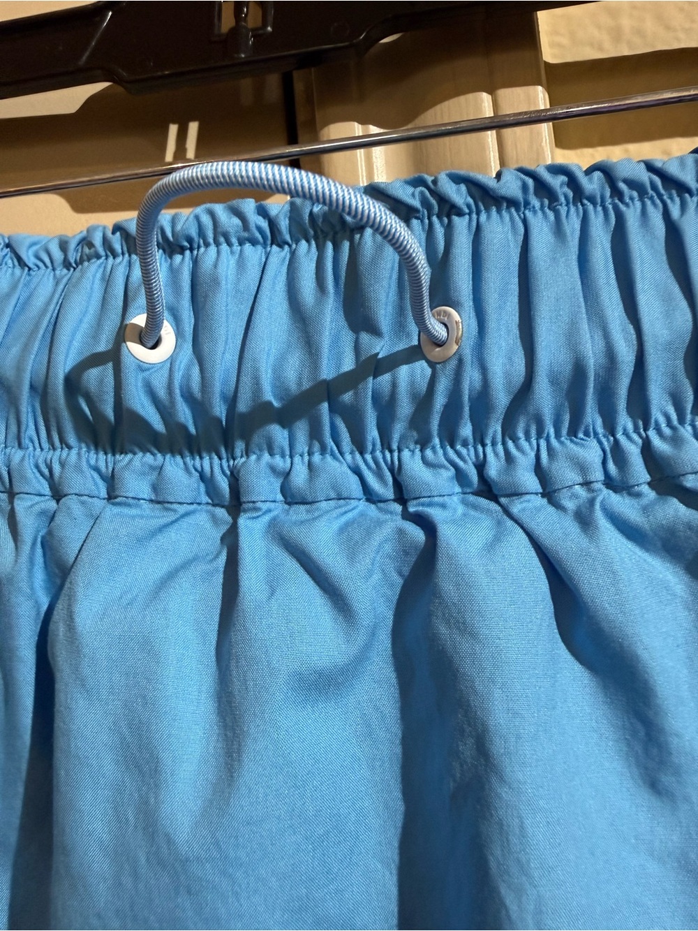 Authentic Fendi Light Blue Drawstring Skirt with Pocket - Picture 8 of 15